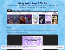 Tablet Screenshot of nickywells.com